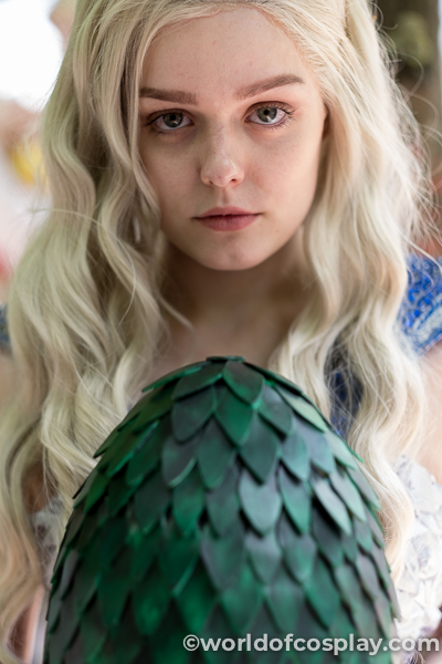 Khaleesi cosplay at London Comic Con