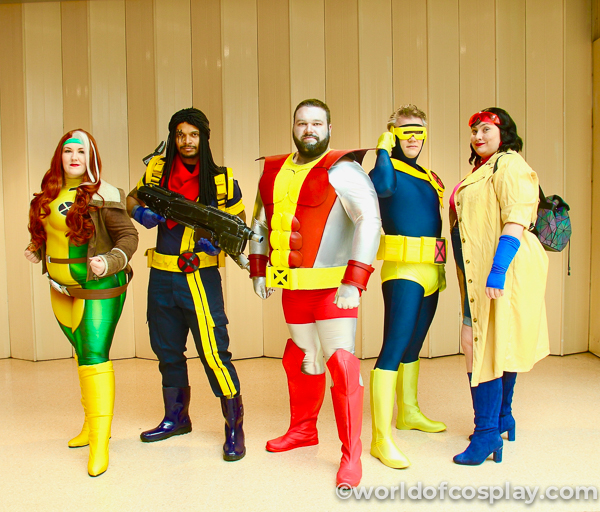 Classic X-Men cosplay.