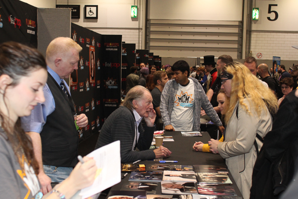 Fans meet David Bradley, aka Lord Walder Frey, from Game of Thrones.