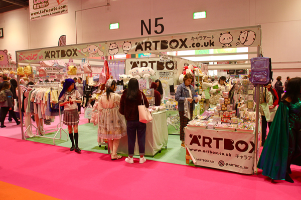 Shop stand at Comic Con.