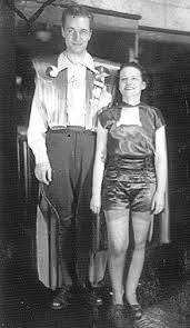 Forrest and Morojo in their 'Futuristicostumes' at the 1st World Science Fiction Convention in NYC in 1939.