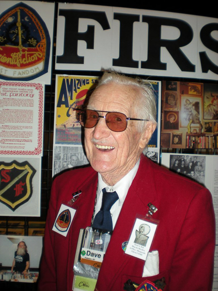 The founder of 'Fandom', David Kyle, at Chicago Worldcon 2012.